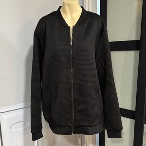 Guess Black Zip-Up Jacket